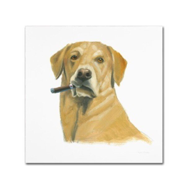 Myles Sullivan 'The Boys I' Canvas Art, 14x14, Trademark Fine Art, Mfr#: WAP0334-C1414GG